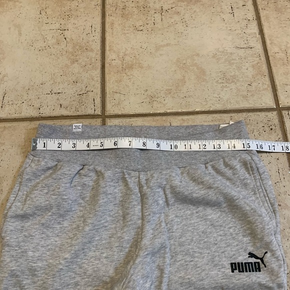 PUMA Grey Joggers Sweatpants - S | Athleisure Lounge Activewear Tapered - Picture 3 of 5